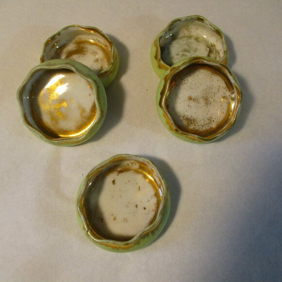 Antique Vintage Haviland Limoges France Lusterware Open Salts Dishes - Picture 6 of 9